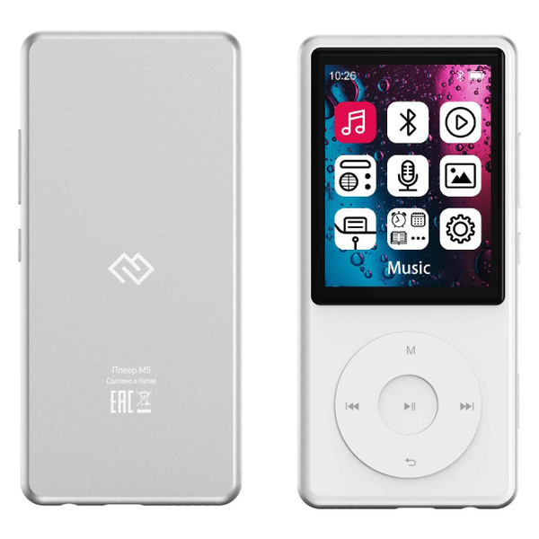 Digma MP3-плеер M5 BT 16GB White 16 ГБ, белый купить на OZON по низкой ...