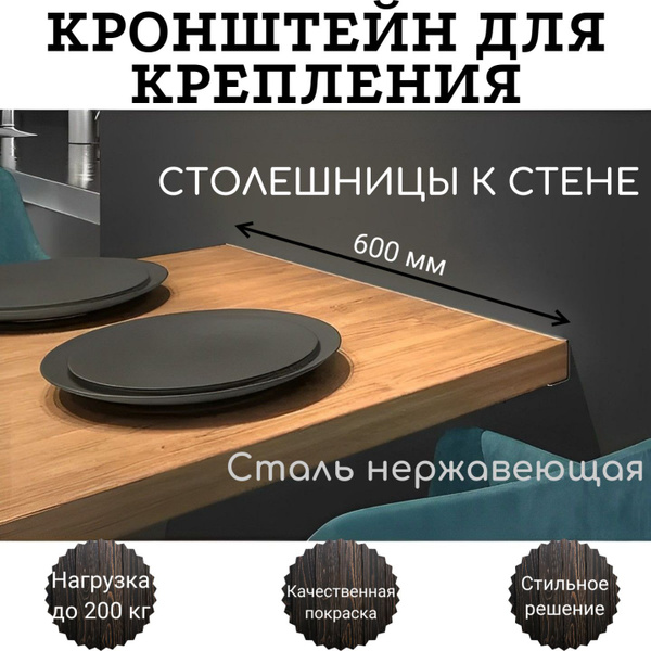 Кронштейн крепежный Кронштейн для крепления столешницы 1 шт. купить по ...