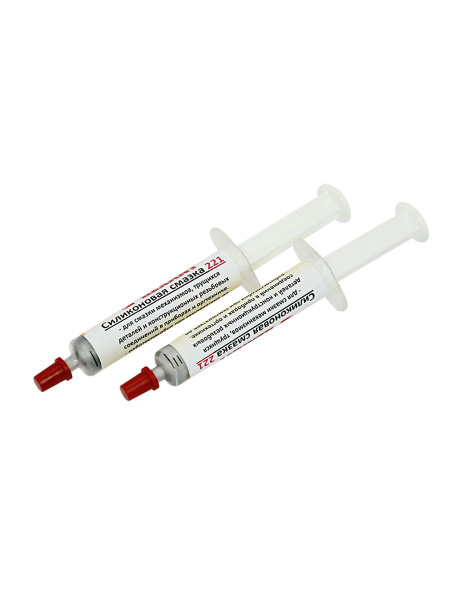 Смазка силиконовая термостойкая, модель 221, до +350 C, 2мл, шприц ...