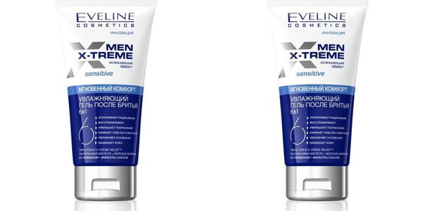 Eveline Cosmetics увлажняющий гель после бритья 6 в 1 серии MEN X-TREME ...
