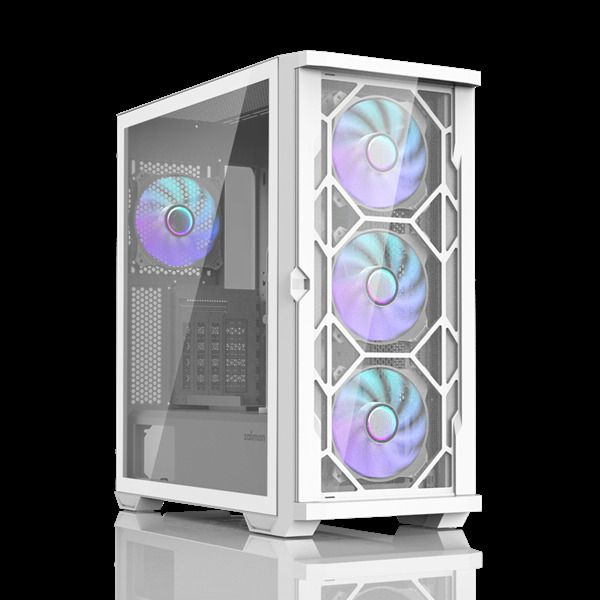 Корпус MidiTower Zalman Z10 DUO White (без блока питания) (Zalman Z10 ...
