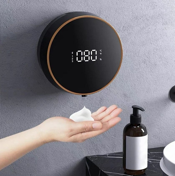 Дозатор для жидкого мыла Xiaomi. Настенный диспенсер для мыла сенсорный ...