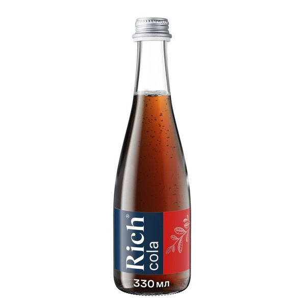 Напиток газированный Rich Cola / Рич стекло, 0.33л (12 штук) - купить с ...