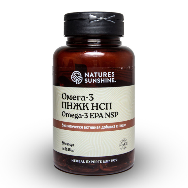 Биологически активная добавка Омега 3 ПНЖК НСП / Omega 3 EPA NSP 60 ...