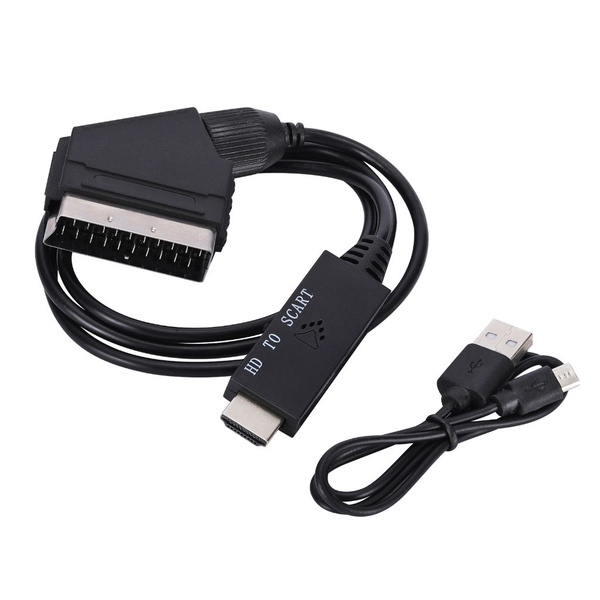 Кабель HDMI-Scart, аудио и видео конвертер HD купить на OZON по низкой ...