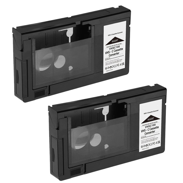 Кассетный адаптер VHS-C для видеокамер VHS-C SVHS, 2 шт. Моторизованная ...