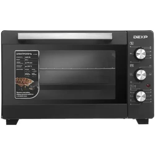 Мини-печь DEXP, черный, 34 л купить по низкой цене с доставкой в ...