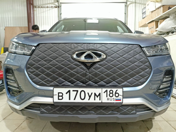 Утеплитель радиатора и бампера для Chery Tiggo 7 PRO MAX (2022 н.в. I ...