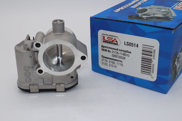 Дроссельный патрубок/Заслонка (E-GAZ, для двиг. ВАЗ 21126, 21214) ВАЗ ...