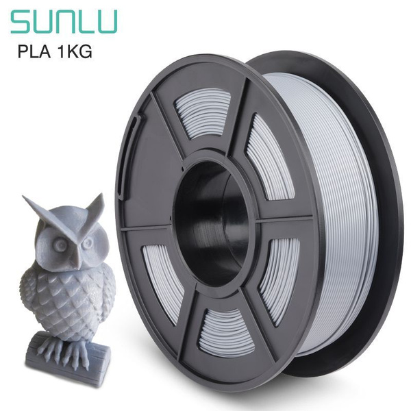 Катушка пластика SunLu PLA+ 1кг, Серебряный (Silver) - купить с ...