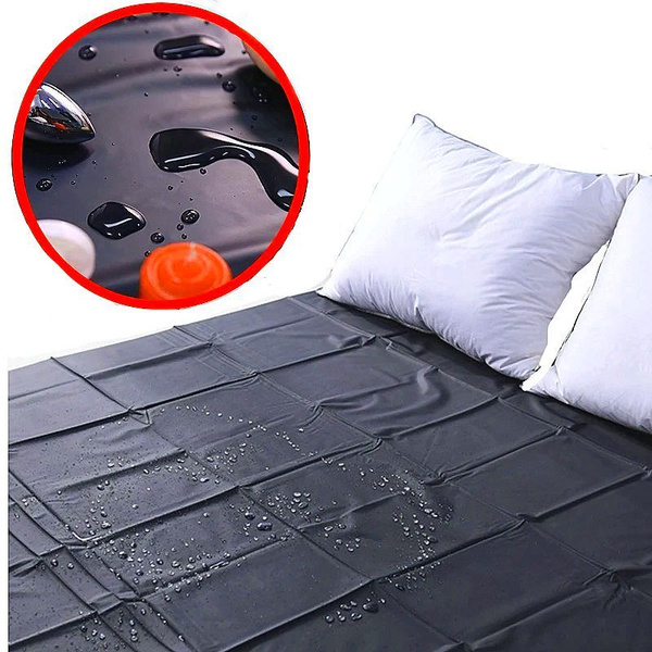 Виниловая простынь Joy Division SexMax WetGames Sexy Bedsheet Black ...