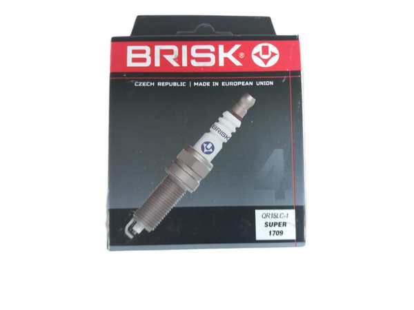 BRISK Свеча зажигания арт. QR15LC-1, 4 шт. купить на OZON по низкой ...