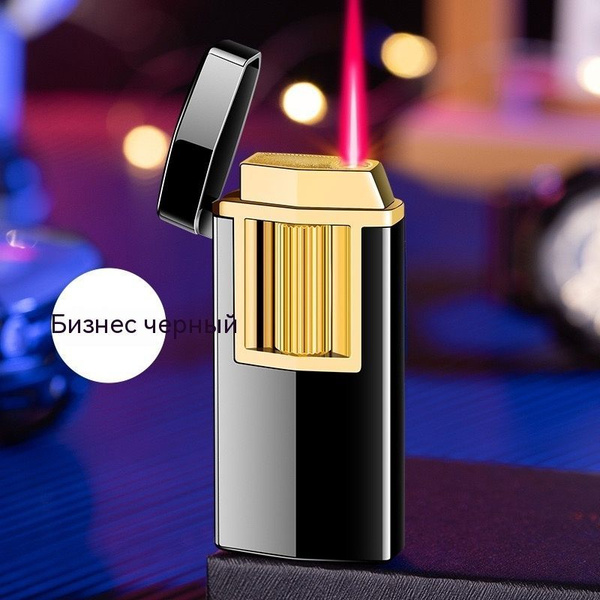 Газовая зажигалка Lighter Платиновый материал Зарядка через USB ...