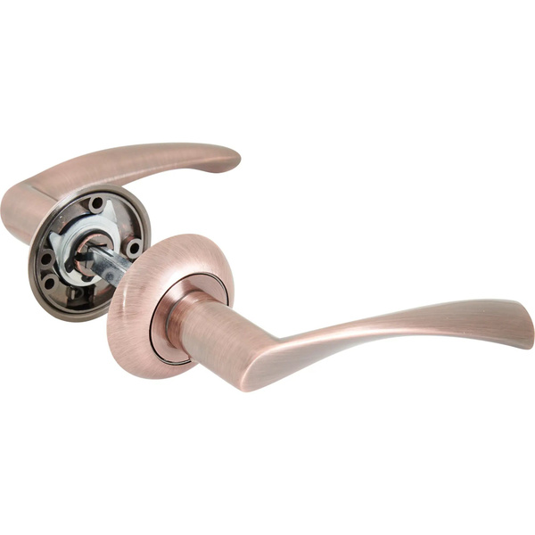 Дверные ручки 23 R, комплект, цвет медь - купить по низкой цене в ...