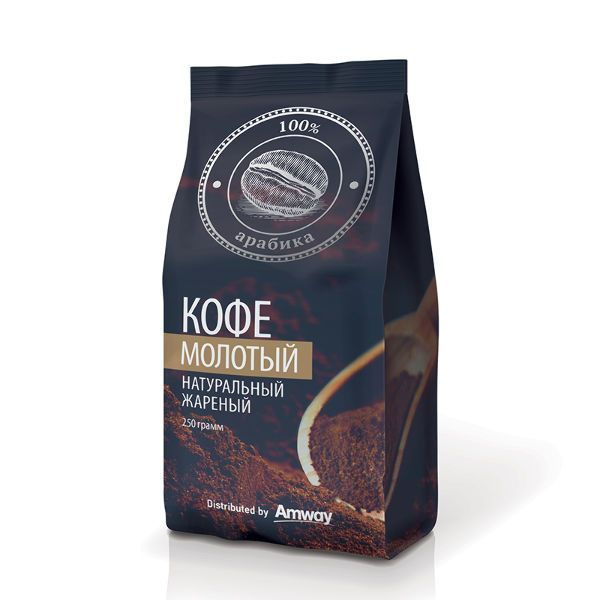 Кофе натуральный молотый, 250 г - купить с доставкой по выгодным ценам ...