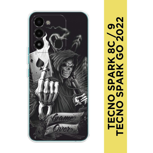 Силиконовый чехол на Tecno Spark Go 2022/8С/9 / Текно Спарк Гоу 2022/8C ...