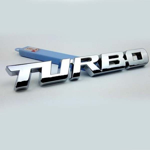 Наклейка шильдик на авто TURBO (Металл) купить c доставкой на OZON по ...