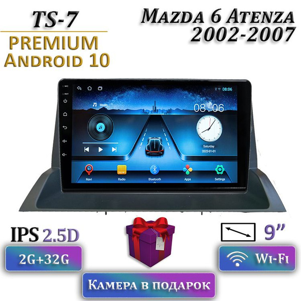 Штатная магнитола TS-7/2+32/ Mazda 6 Atenza / Мазда 6 Атенза ...