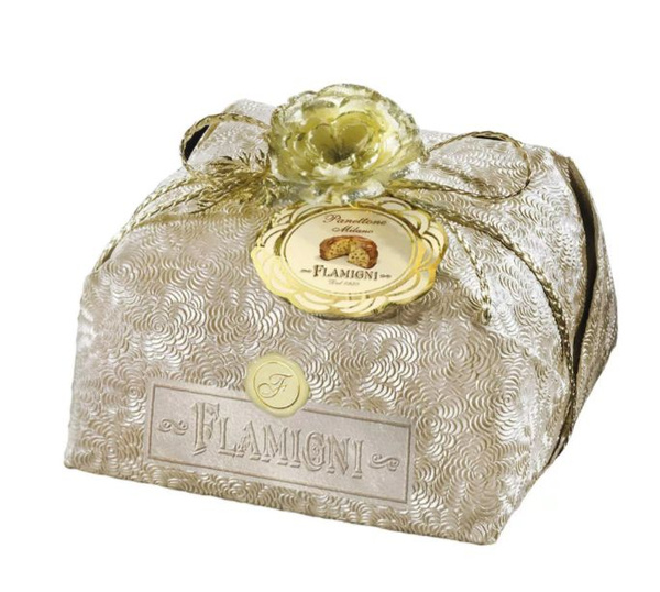 Кекс (кулич) Flamigni классический с изюмом и цукатами в серебряной ...