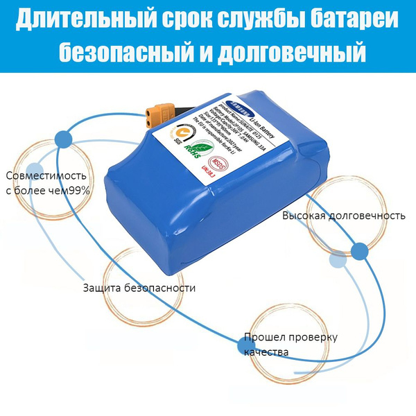 Аккумулятор для гироскутера 7000 mAh (36v) - купить с доставкой по ...