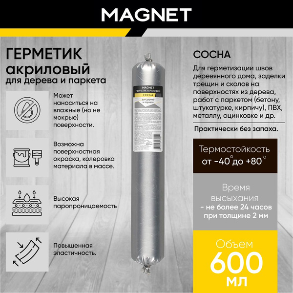 Силиконовый Герметик MAGNET, Универсальная, светло-коричневый - купить ...