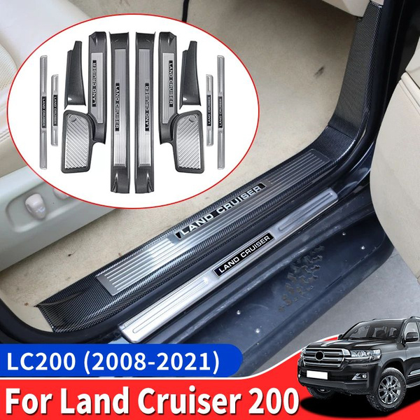 Приветственная педаль Порог Защита от царапин, для Тойота Ленд Крузер ...