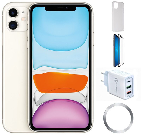 Смартфон Apple iPhone 11 (набор аксессуаров + подарочный сертификат ...