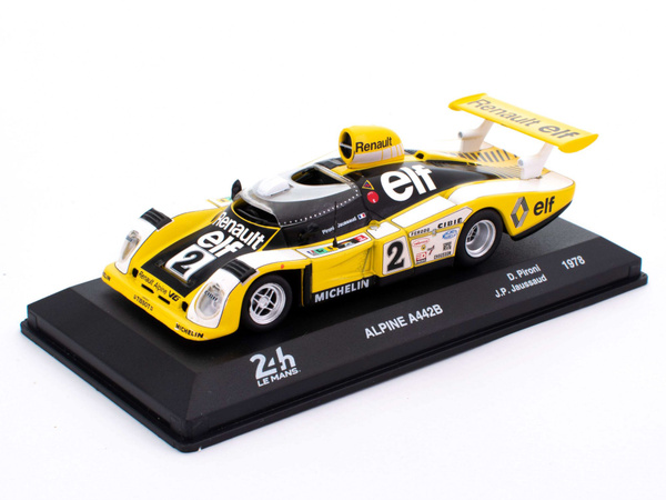 Horloge Murale Alpine Renault A442b - Vainqueur Des 24h Du Mans - Jaune - Mouvement Quartz - Neuf