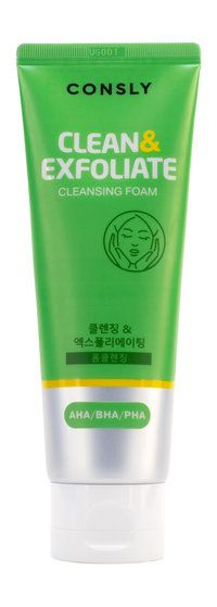 Пенка и гель для умывания Consly AHA, BHA, PHA Clean & Exfoliate ...