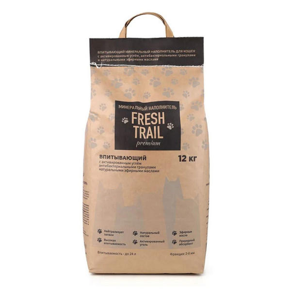 Наполнитель для кошачьего туалета Fresh Trail Premium кремниевый ...