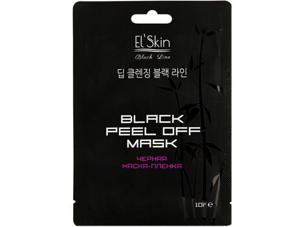 Черная маска-пленка для лица El skin Black Peel Off Mask - купить с ...