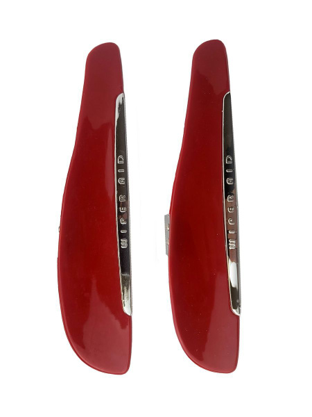 Спойлер воздушный на дворники авто 2 шт. красный купить по низкой цене ...