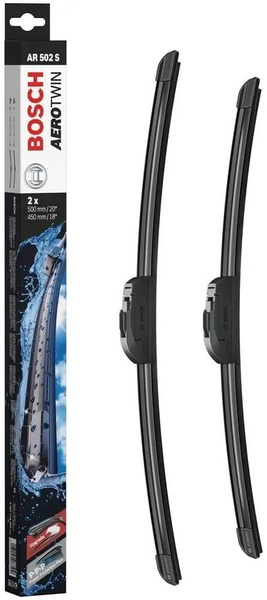 Комплект бескаркасных щеток стеклоочистителя Bosch BOSCH3397007297 ...