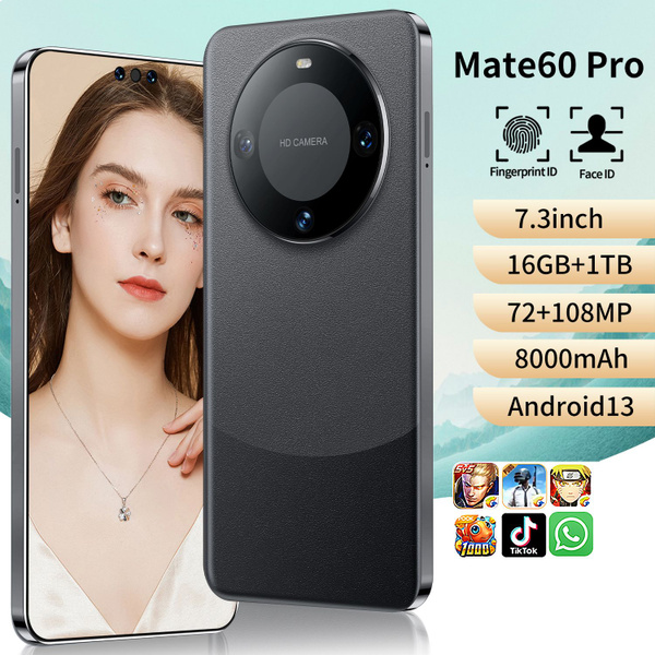 Смартфон Mate 60 Pro, большой экран 7,2 дюйма, аккумулятор емкостью ...