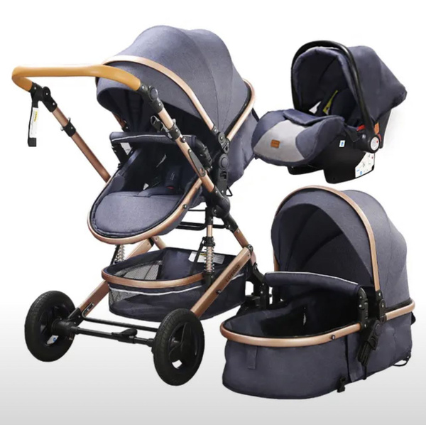 Коляска детская LUXMOM 3 в 1 с автолюлькой - купить с доставкой по ...