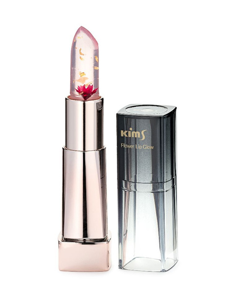 Kims / Помада-бальзам Kims (Кимс) Flower Lip Glow Crystal Red, 3,3 гр ...