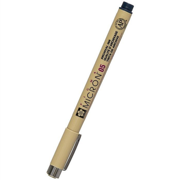 Ручка капиллярная Pigma Micron 0.45мм Иссиня-черный, Sakura - купить с ...