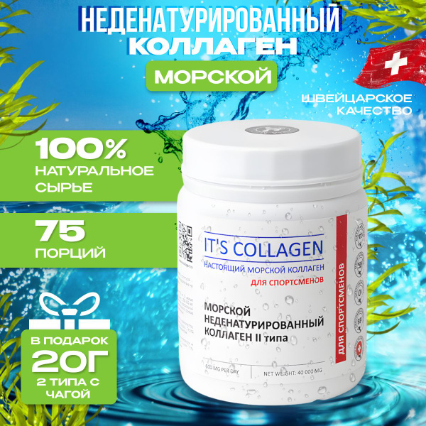 Натуральный морской коллаген порошок 2 типа ITS COLLAGEN для ...