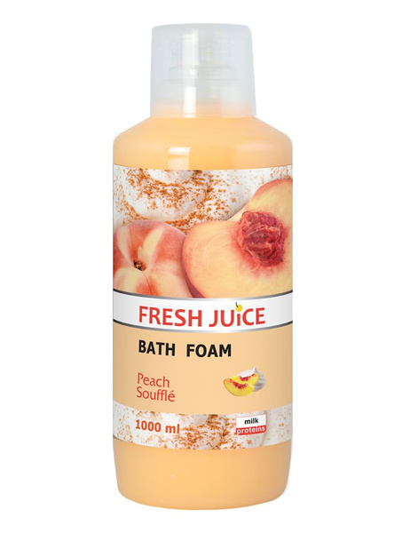Fresh Juice Пена для ванн Peach Souffle Персиковое Суфле с молочными ...