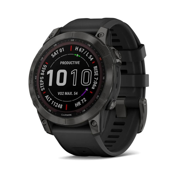 Купить смарт-часы Garmin Fenix 7 Sapphire Solar 47mm, экран 1.3 ...