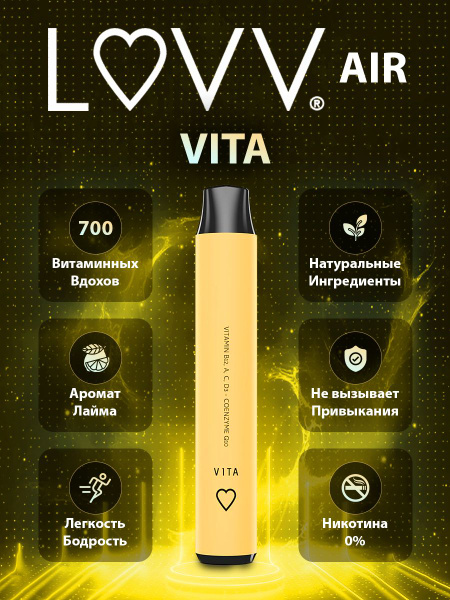 Витаминный ингалятор LUVV: VITA (Цитрусовая легкость) - купить с ...