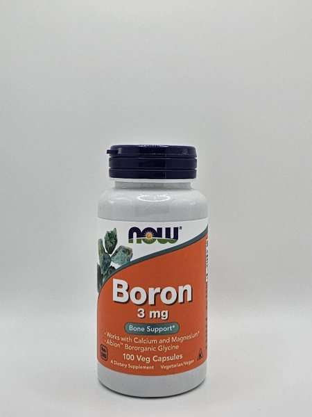 Now Boron, Бор 3 мг 100 капсул - купить с доставкой по выгодным ценам в ...