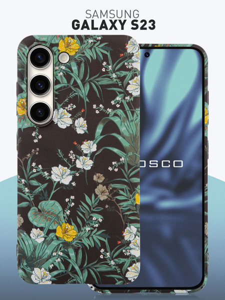 Тонкий пластиковый чехол для Samsung Galaxy S23 (Самсунг Галакси С23) с ...