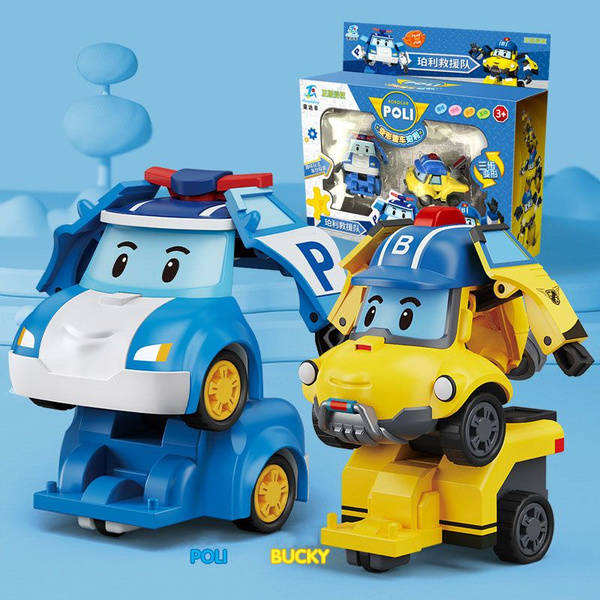 Игрушка робот трансформер Robocar Poli - купить с доставкой по выгодным ...