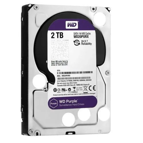 2 ТБ Внутренний жесткий диск Western Digital Purple (WD20PURX) - купить ...