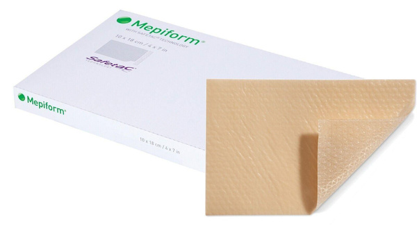 Mepiform Мепиформ силиконовая повязка пластырь от рубцов и шрамов 10 см ...