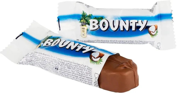 Батончик Bounty Minis шоколадный, 1 кг - купить с доставкой по выгодным ...