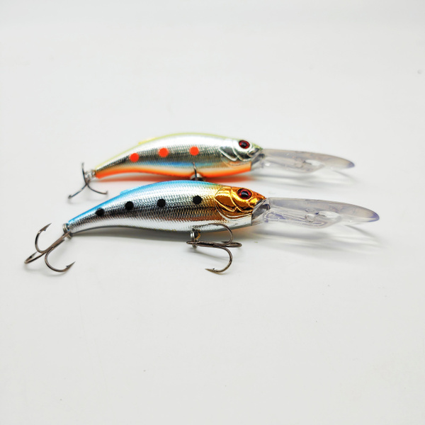 Медленно тонущий воблер до 1м. Приманка на щуку, судака, окуня. Рыбка ...