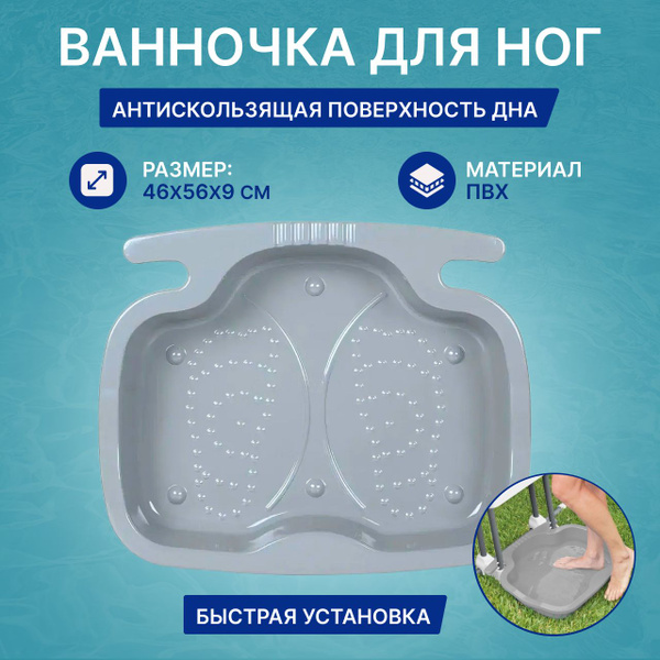 Ванночка для ног "Intex", арт. 29080, серая купить по доступной цене в ...