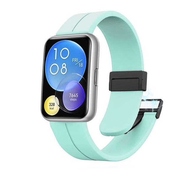 силиконовый Кожаный ремешок для Huawei Watch Fit 2 / Хуавей вотч фит 2 ...